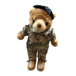 Ira Green Bear Forces of America US Army Teddy Bear Female Mom Woman Girl